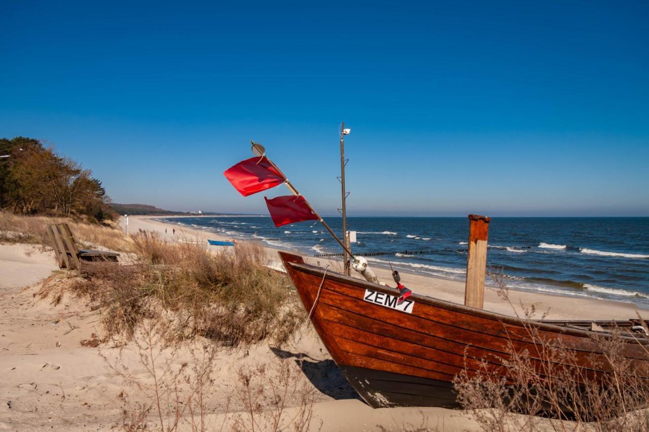 Apartment Ostseerose Ein Strandkorb Ist Im Sommer Inclusive Цемпин Экстерьер фото