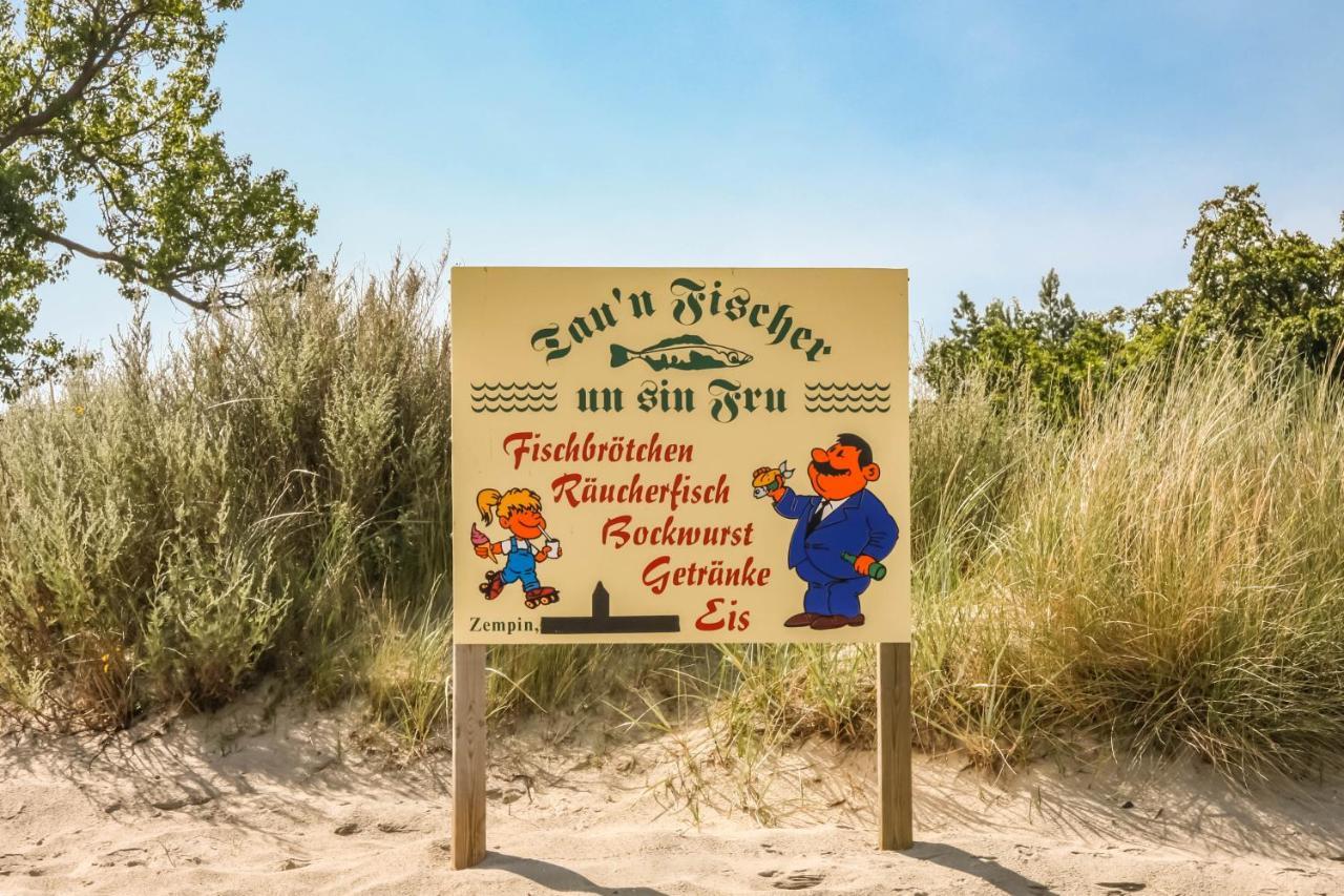 Apartment Ostseerose Ein Strandkorb Ist Im Sommer Inclusive Цемпин Экстерьер фото